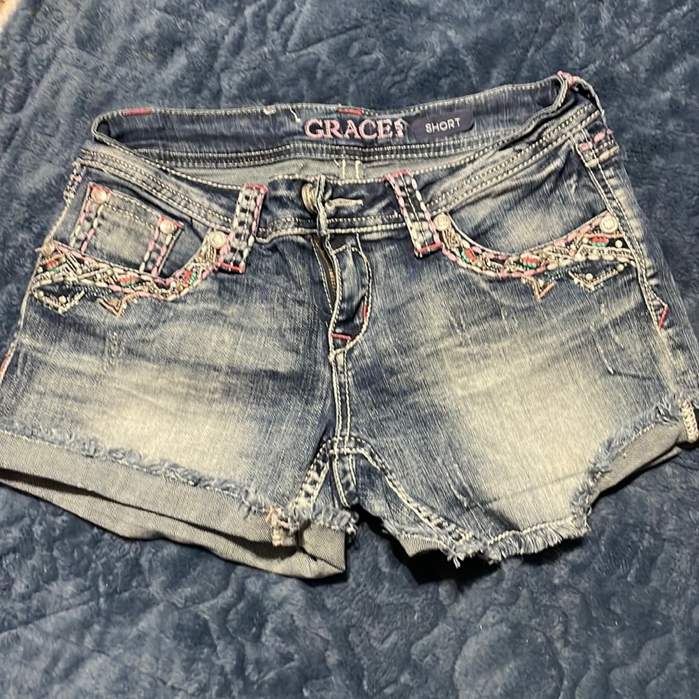 Grace in LA shorts